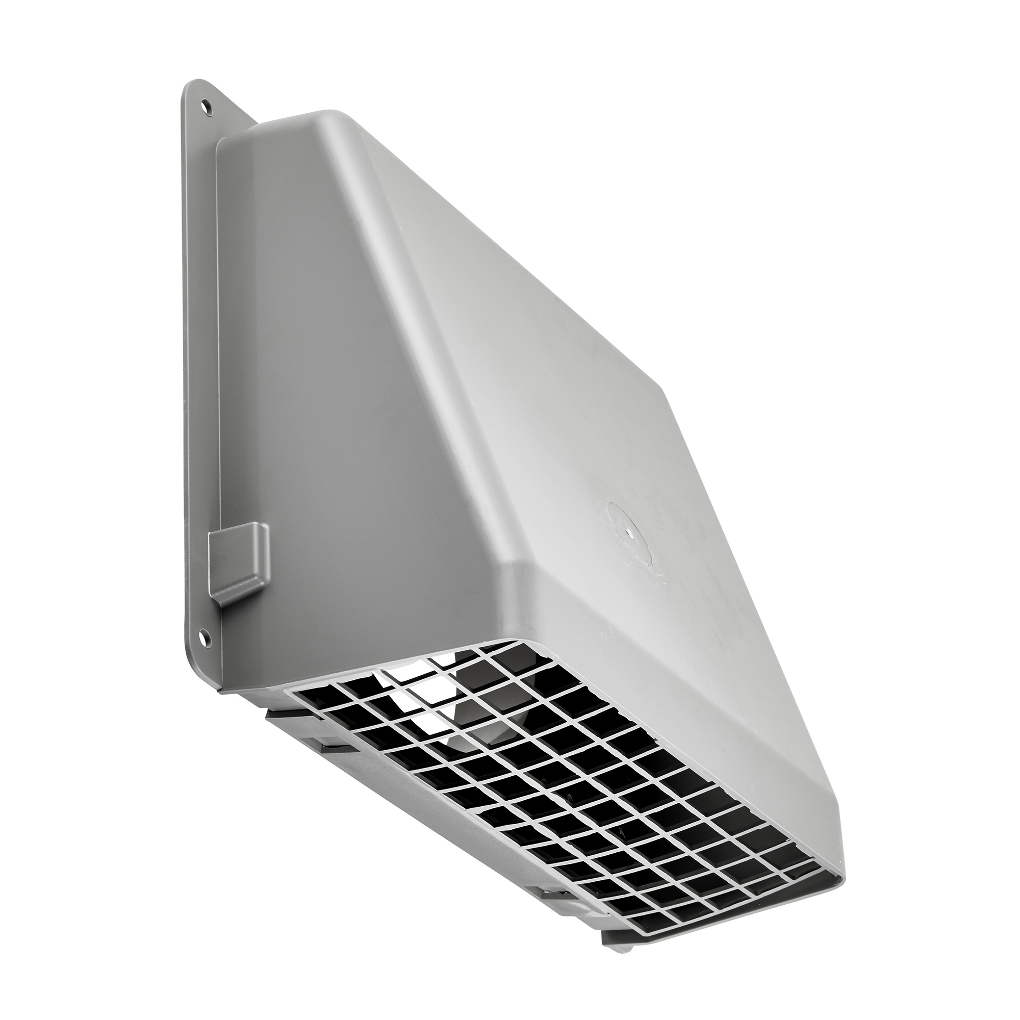 Lambro 351GR Wall Cap, 6 in Connection, Plastic, Gray