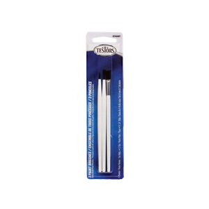 Testors 8704 Paint Brush, Black/White, Nylon Brush, Plastic Handle