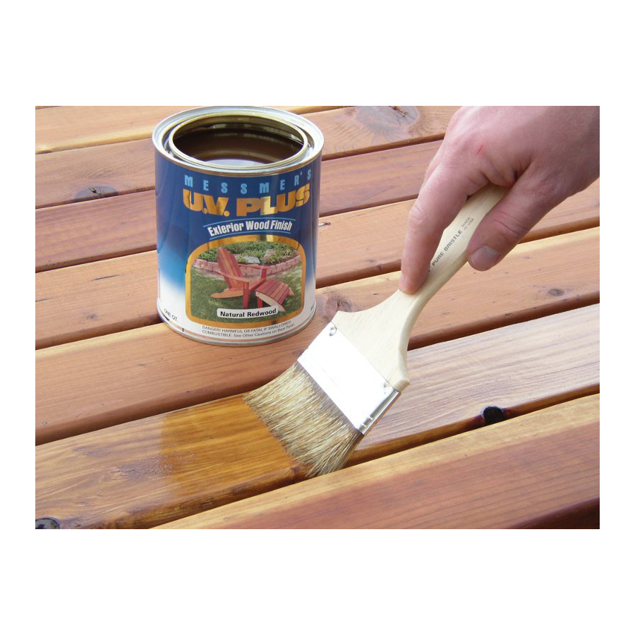 UV Plus Wood Stain, Messmer's, Natural, 1 qt - 3