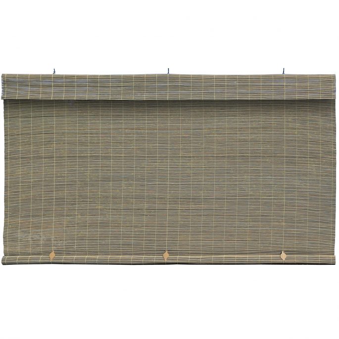 Imperial Matchstick Roll-Up Shade, Radiance, 72 in L, 36 in W, Bamboo, Driftwood - 2