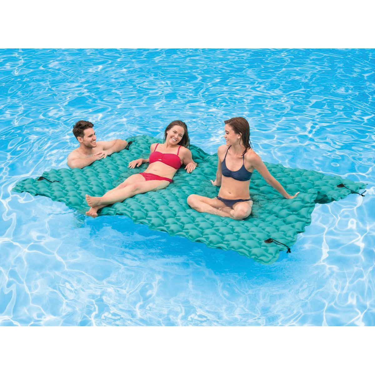 Intex 56841EP Giant Floating Mat, Vinyl, Blue