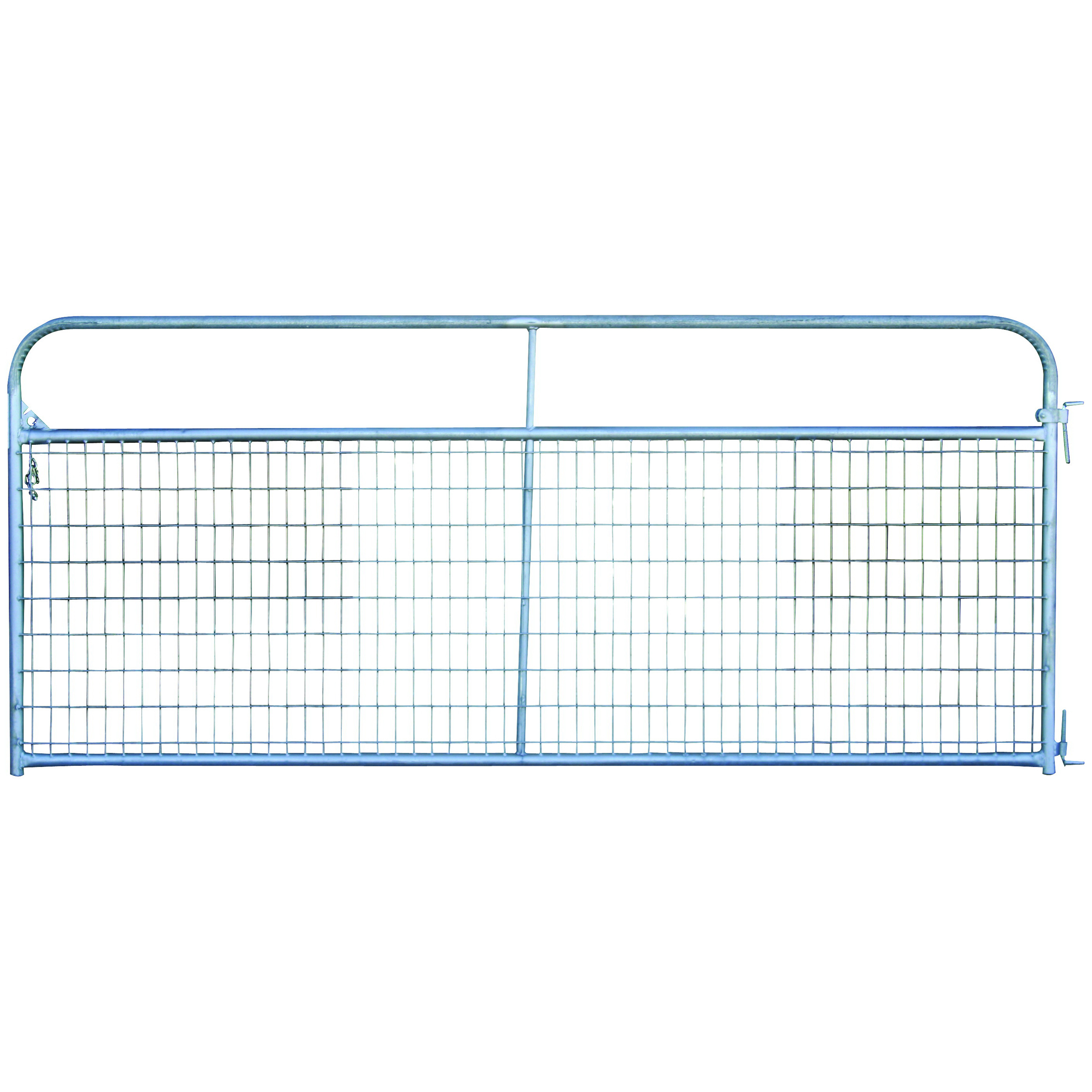 RWGG16 Wire-Filled Gate, 16 ft W Gate, 50-1/2 in H Gate, 20 ga Frame Tube/Channel, 8 ga Mesh Wire