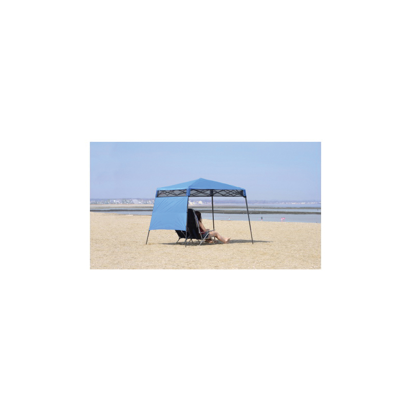 Quik Shade 157433DS Pop Up Canopy, 6 ft L, 6 ft W, 6 ft H, Steel Frame, Polyester Canopy, Regatta Blue Canopy