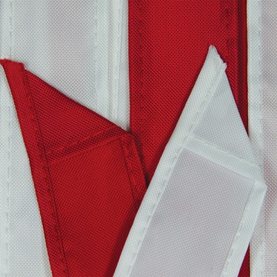 In the Breeze 4112 Windsock, 6 in Dia, 40 in L, Polyester/Polycarbonate, Blue/Red/White - 4
