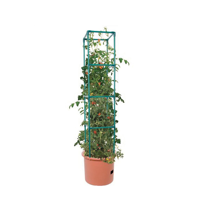 Hydrofarm GCTB2 Tomato Barrel with Tower, 14 in Dia, 12 ft L, Green