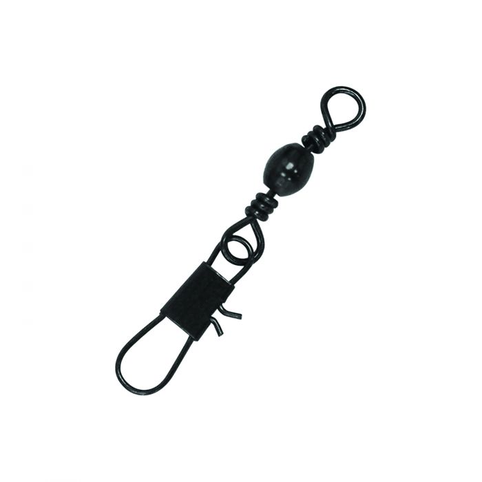 Eagle Claw 01032-010 Barrel Swivel, Specifications: #10 Size, 16 lb Working Load Limit, Black