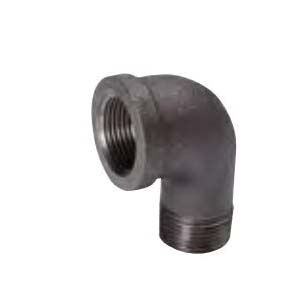 B & K 520-300HC Street Pipe Elbow, 1/8 in, MIP x FIP, 90 deg Angle, Malleable Iron, 150 psi Pressure - 1