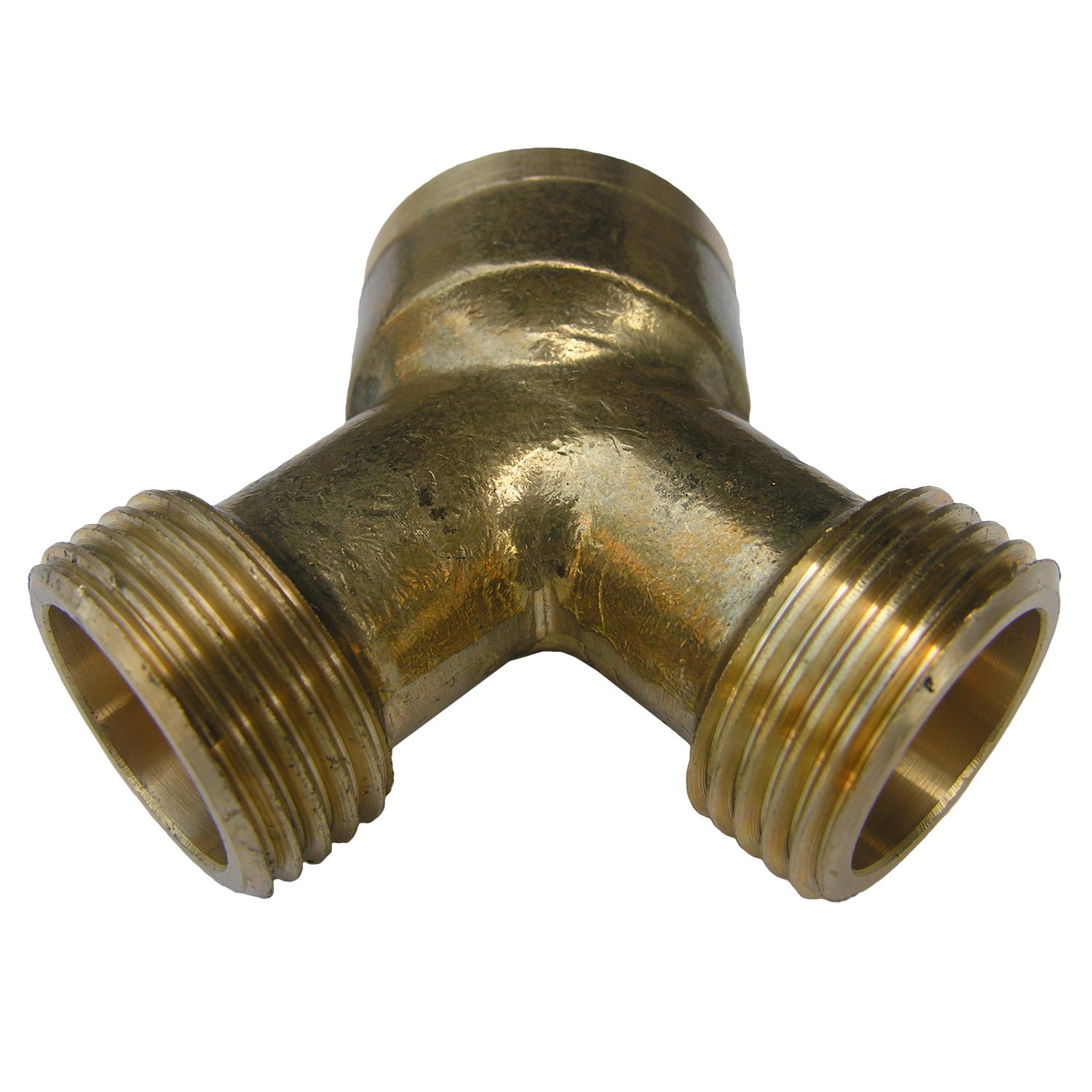 Lasco 15-1731 Hose Wye, 3/4 in, Brass