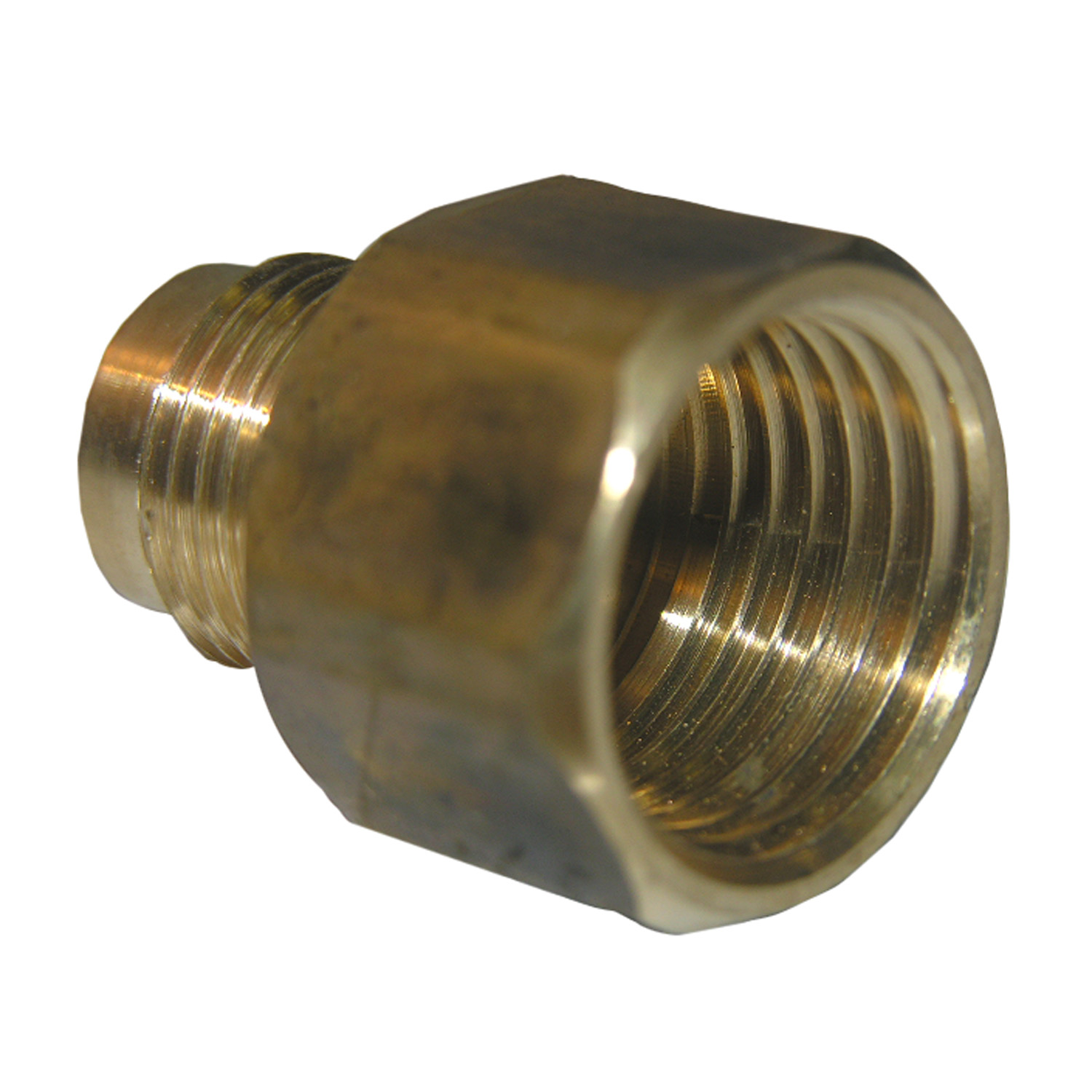 17-4631 Pipe Adapter, 3/8 in, Male Flare x FPT, Brass, 900 psi Pressure