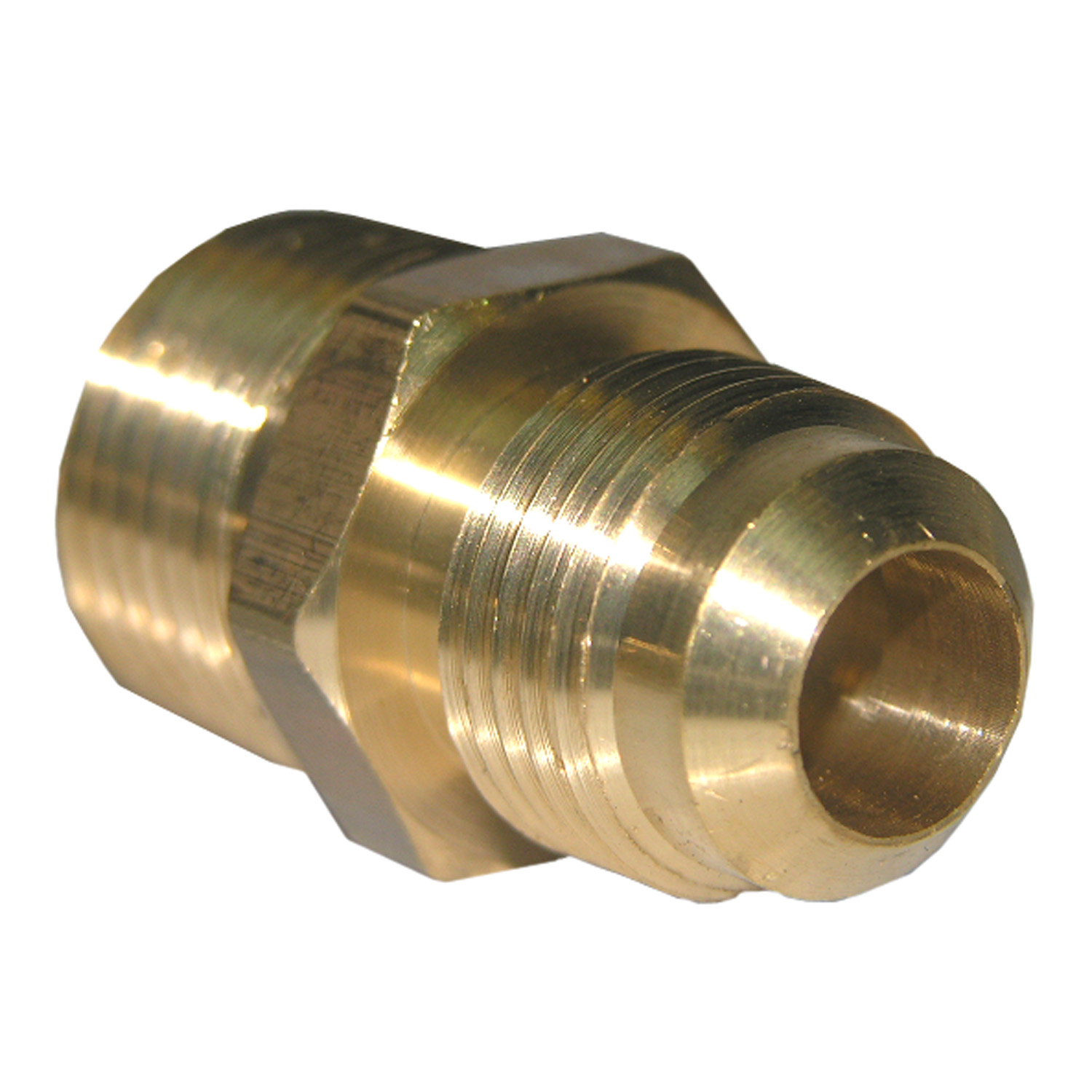 17-4849 Pipe Adapter, 1/2 in, Male Flare x MPT, Brass, 700 psi Pressure