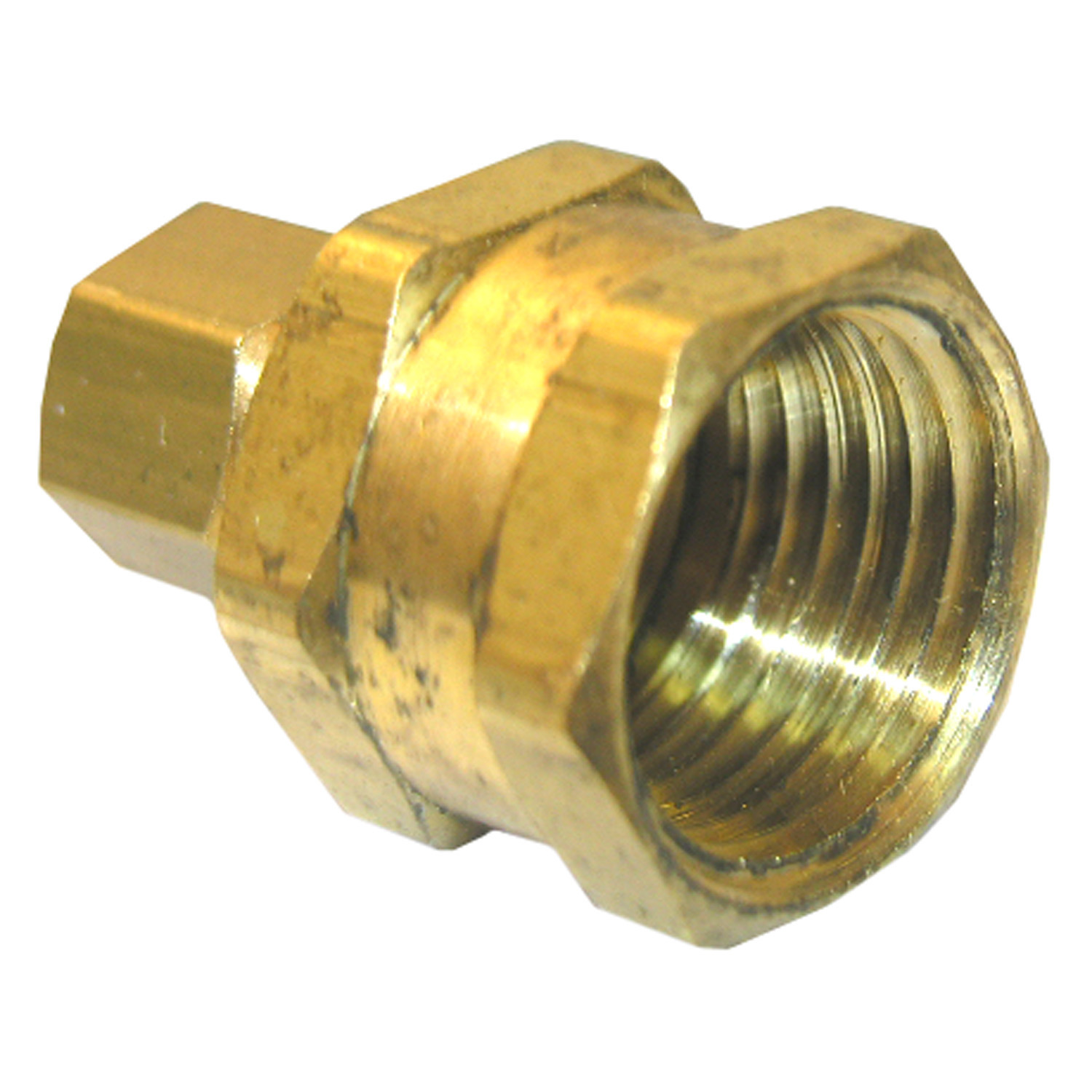 17-6617 Pipe Adapter, 1/4 x 1/2 in, Compression x FPT, Brass, 150 psi Pressure