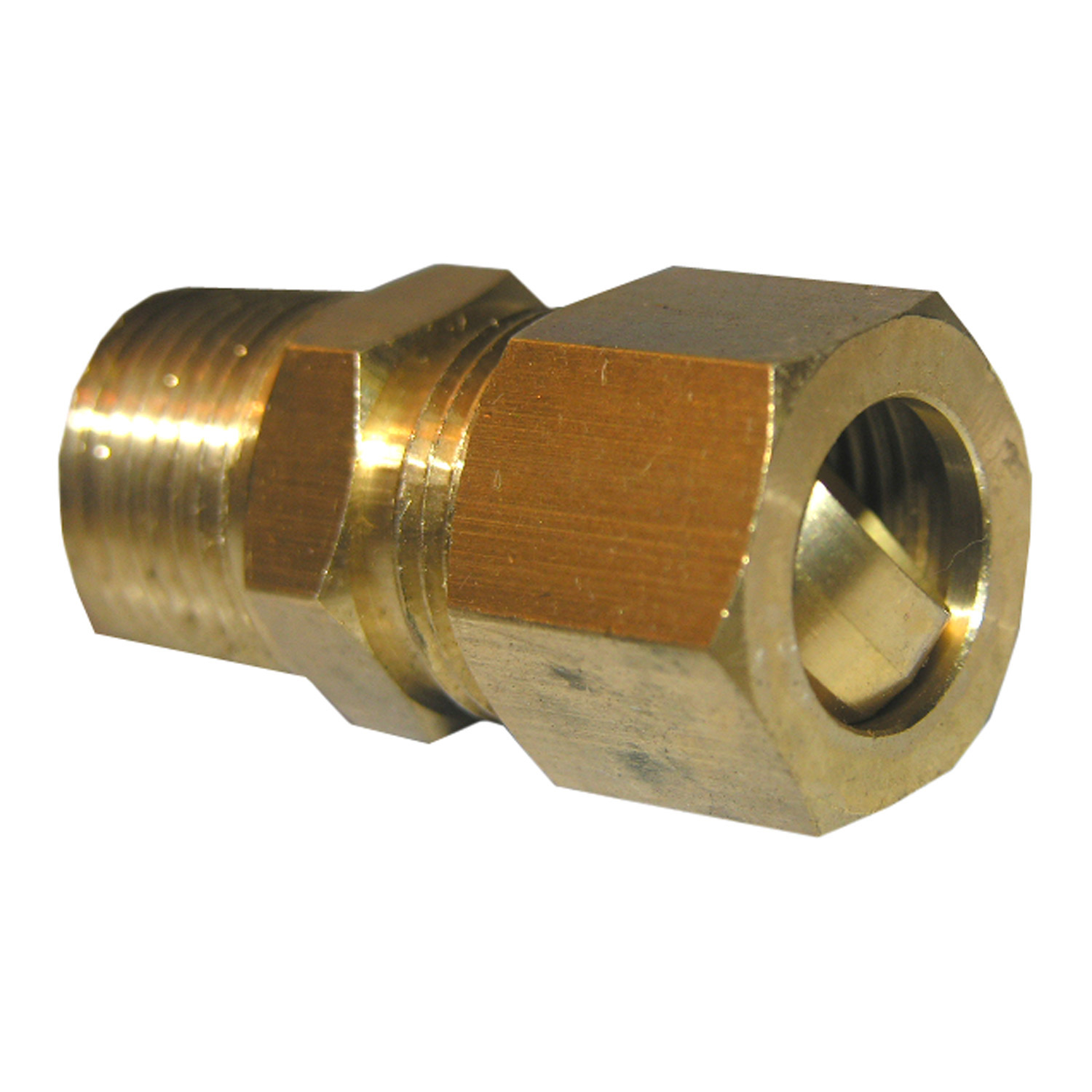 17-6851 Pipe Adapter, 1/2 in, Compression x MPT, Brass, 200 psi Pressure