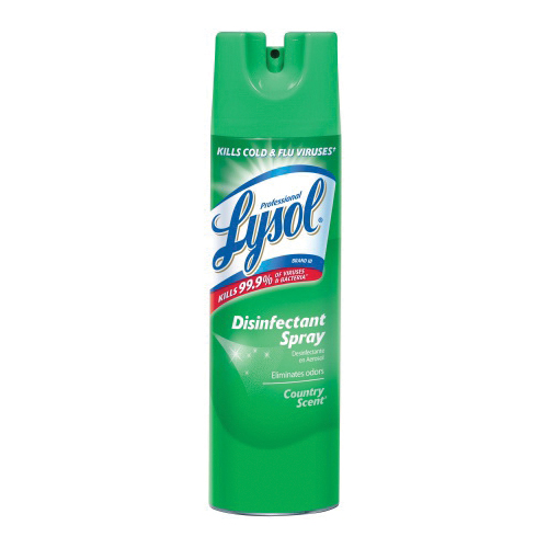 Lysol 3624104625 Disinfectant Spray, 19 oz Aerosol Can, Country Scent