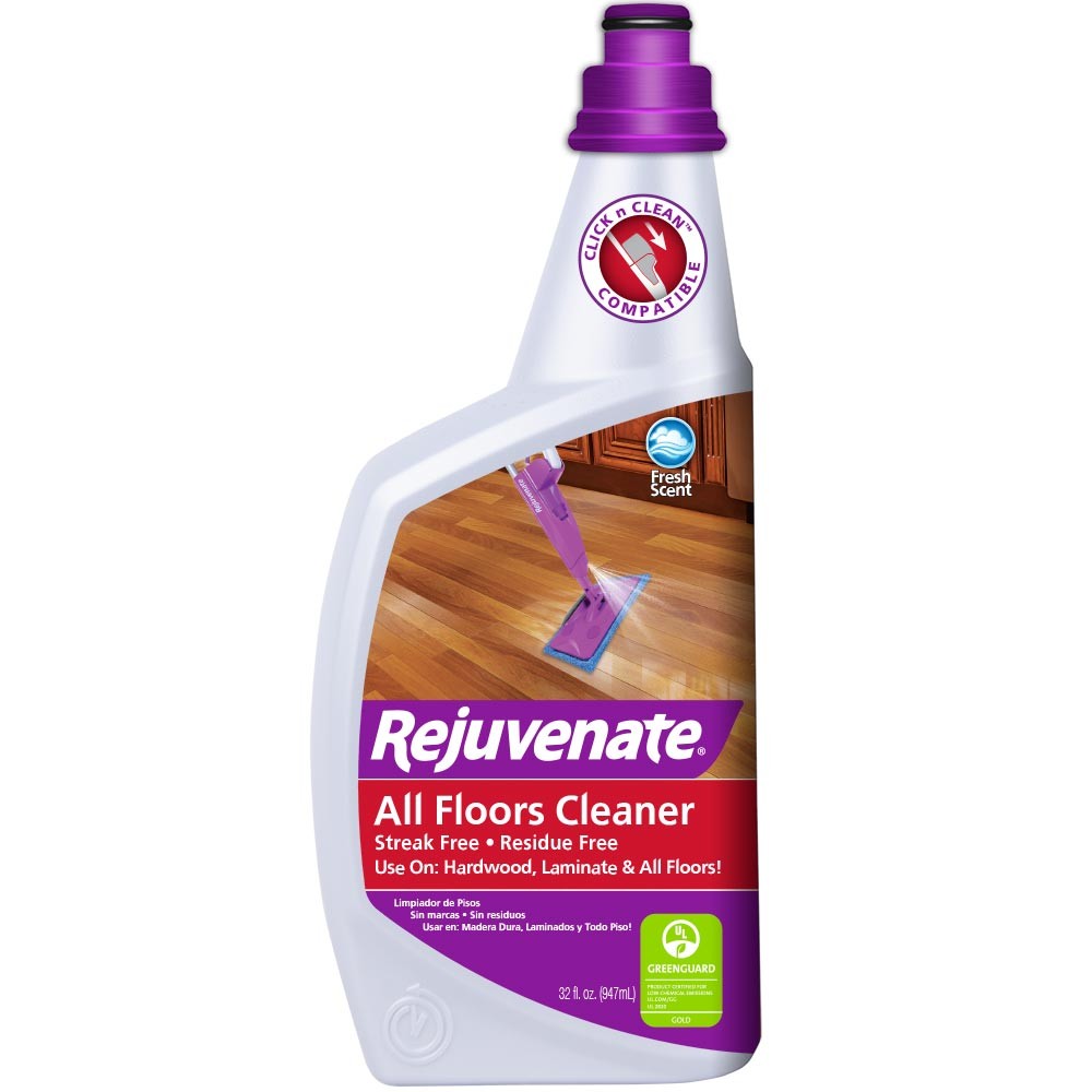 RJFC32RTU-1 Floor Cleaner, 32 oz Bottle, Liquid, Slight Aromatic, Clear