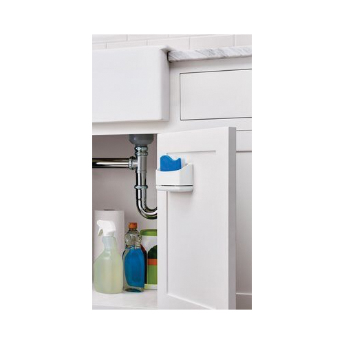 Command 17609-HWES Under Sink Sponge Caddy, White - 5