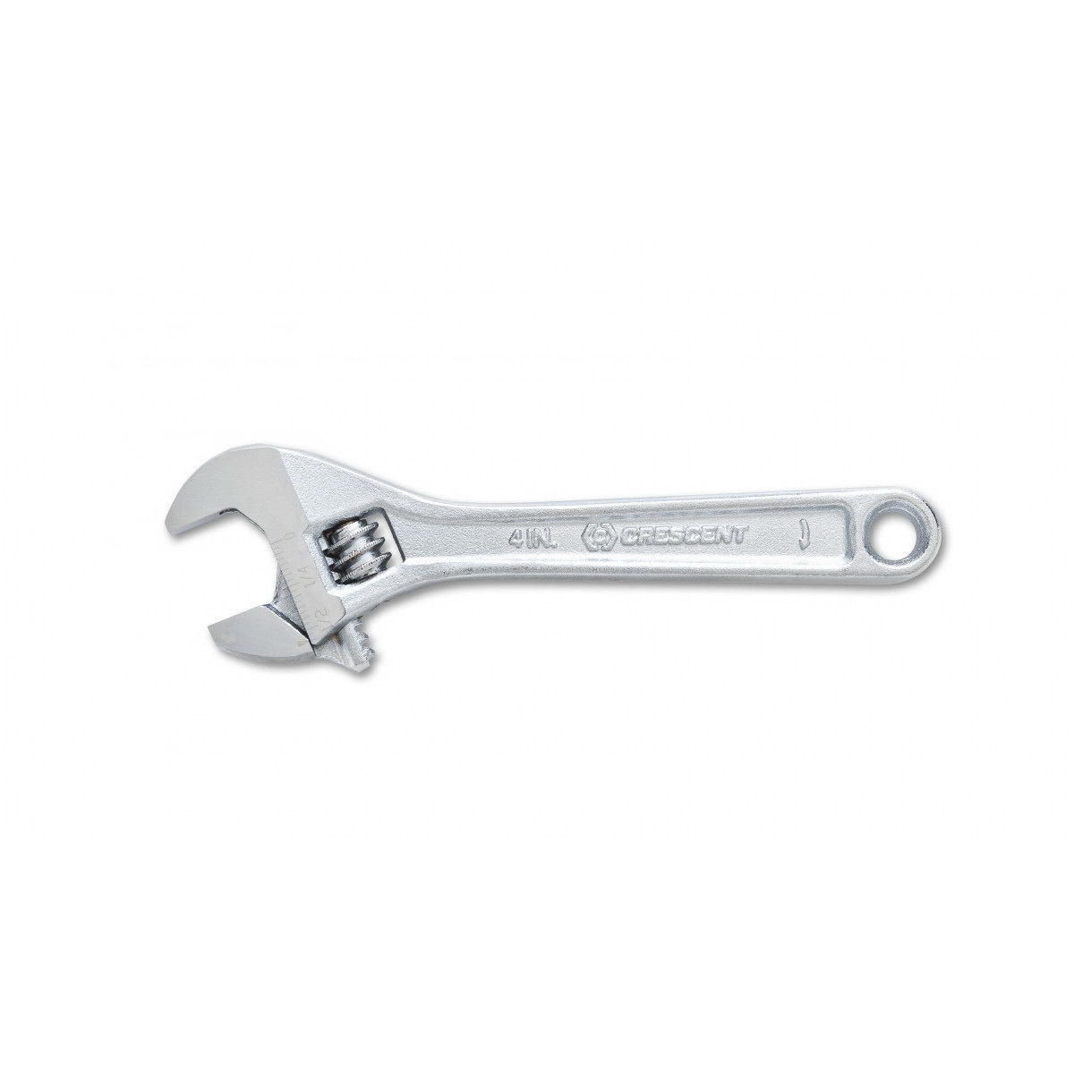 AC24VS Adjustable Wrench, 4 in OAL, 1/2 in Jaw, Steel, Chrome