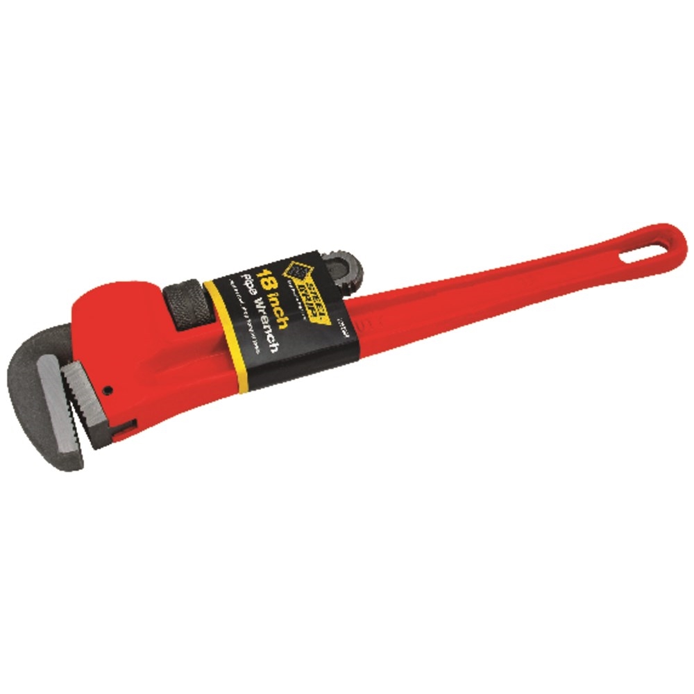 Steel Grip 2252989 Pipe Wrench, 18 in L, Cast Iron, Enamel-Coated - 1
