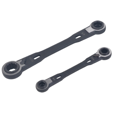 Master Mechanic DR81035AS Wrench Set, 2-Piece, Chrome Vanadium Steel, Black Oxide