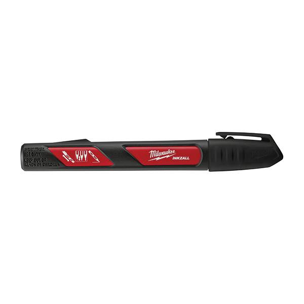 Milwaukee INKZALL Series 48-22-3731 Liquid Paint Marker, Black/Red, 6.09 in L