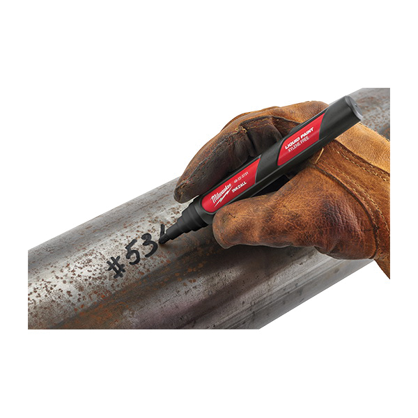 Milwaukee INKZALL Series 48-22-3731 Liquid Paint Marker, Black/Red, 6.09 in L