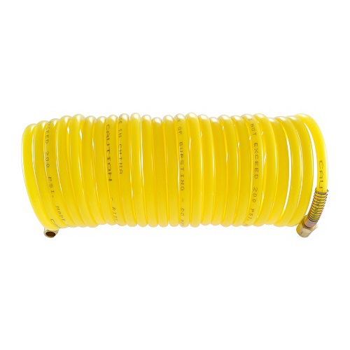 Campbell Hausfeld MP268100AV Air Hose, 1/4 in ID, 25 ft L, MNPT, 200 psi Pressure, Nylon, Yellow