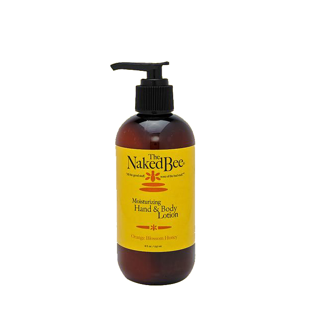 The Naked Bee NBLO-B8 Hand and Body Lotion, Orange, Blossom Honey, 8 oz