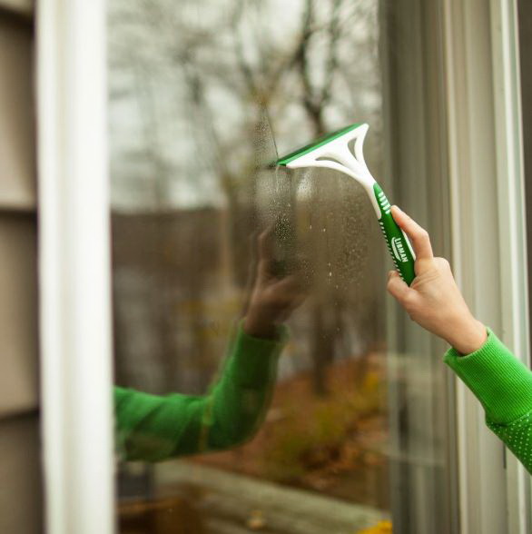 Libman 1070 Window Squeegee, 8 in Blade, Rubber Blade, 8.88 in OAL, Green/White - 3