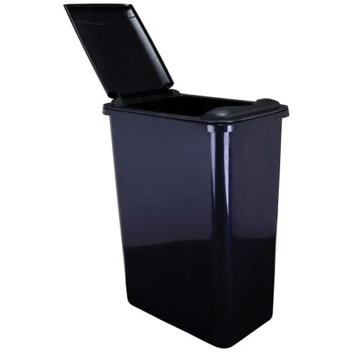 Hardware Resources CAN-35GRY Waste Container, 35 qt Bin, Plastic Bin, Gray