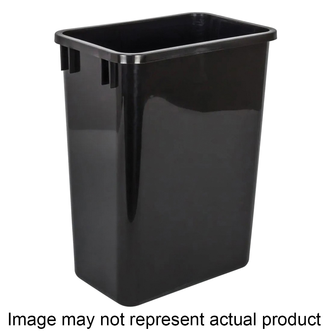 Hardware Resources CAN-35GRY Waste Container, 35 qt Bin, Plastic Bin, Gray