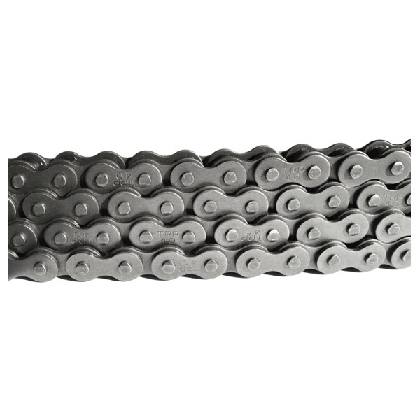 Tru-Pitch TRH60R-MD Roller Chain, #60, 10 ft L, 3/4 in TPI/Pitch, Carbon Steel