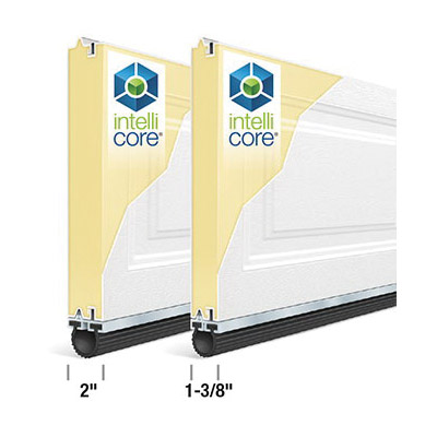 Garage Door, Holmes Garage Door Company, Gold, 16 ft W Door, Polyurethane/Steel Door - 1