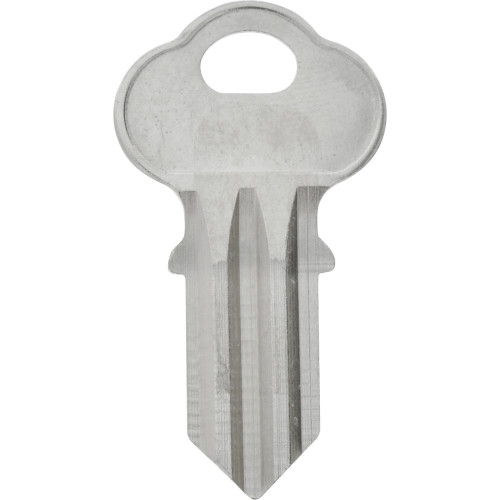 HILLMAN 84876 Key Blank, Brass, Nickel, For: Chicago Home and Office - 3