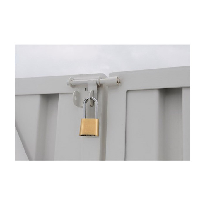 Resettable Padlock, Brinks, 2 in H Shackle, Steel Shackle, Brass Body, Chrome - 2