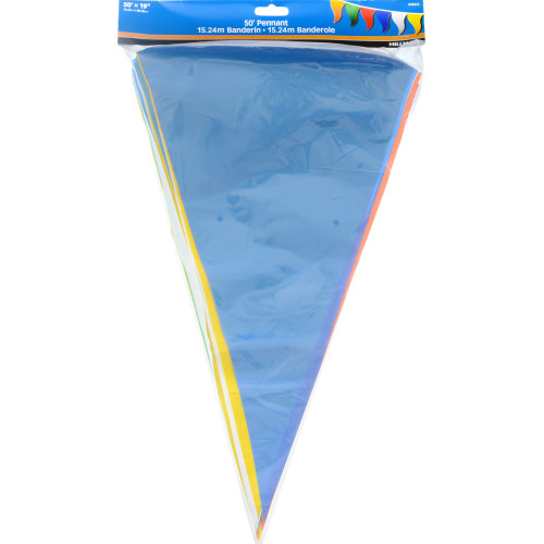 HILLMAN 848622 Multi-Color Pennant, Plastic, 50 ft L - 2