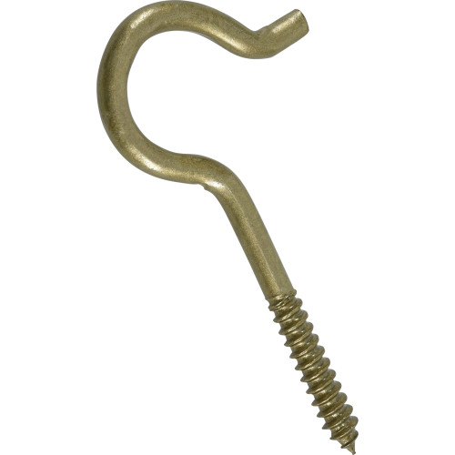 Hillman 322600 Screw Hook, 4-1/2 in L, Steel