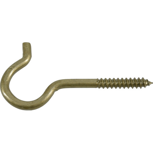 Hillman 322600 Screw Hook, 4-1/2 in L, Steel