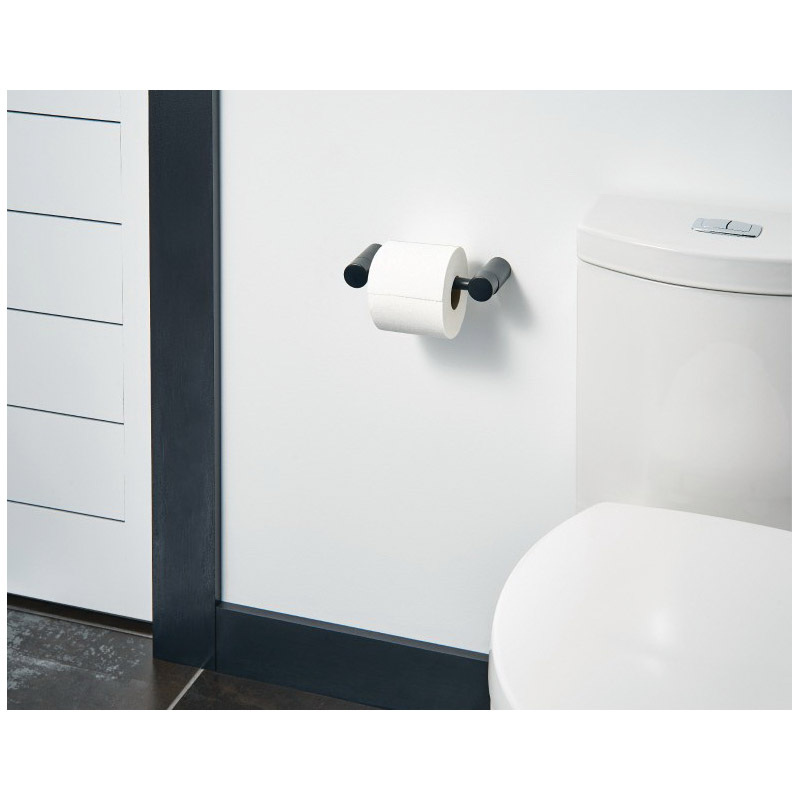 Align Pivoting Paper Holder, Moen, Black, Matte Black - 2