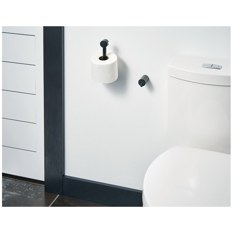 Align Pivoting Paper Holder, Moen, Black, Matte Black - 3