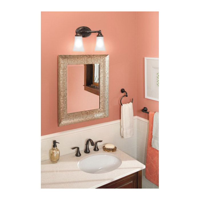 Eva Towel Bar, Moen, 24 in L, Oil-Rubbed Bronze - 3