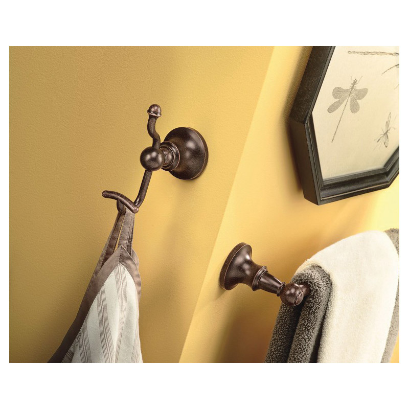 Vale Towel Bar, Moen, 18 in L, Oil-Rubbed Bronze - 4
