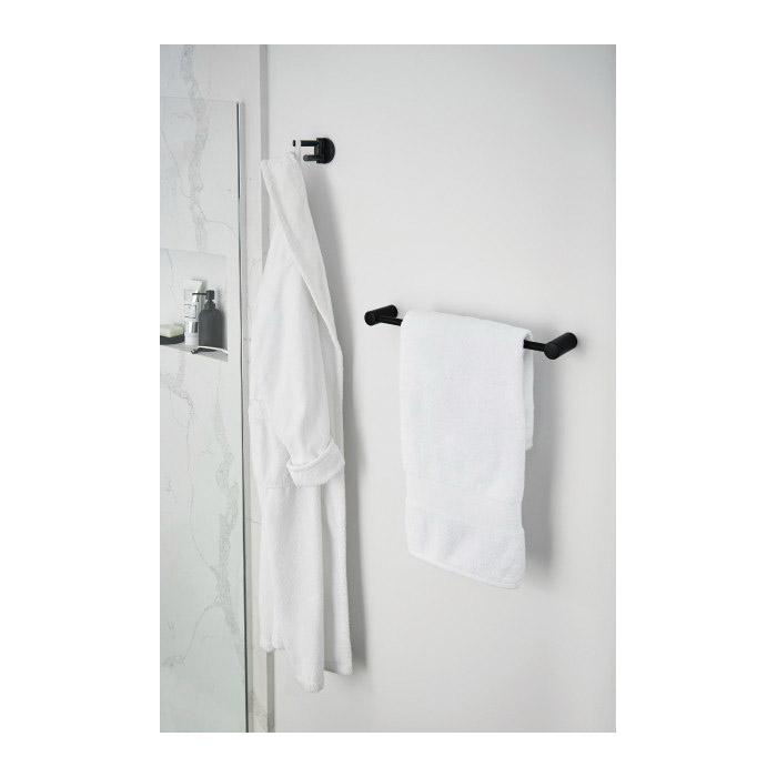 Align Towel Bar, Moen, 18 in L, Matte Black - 2