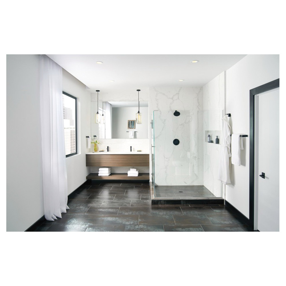 Align Towel Bar, Moen, 24 in L, Matte Black - 4