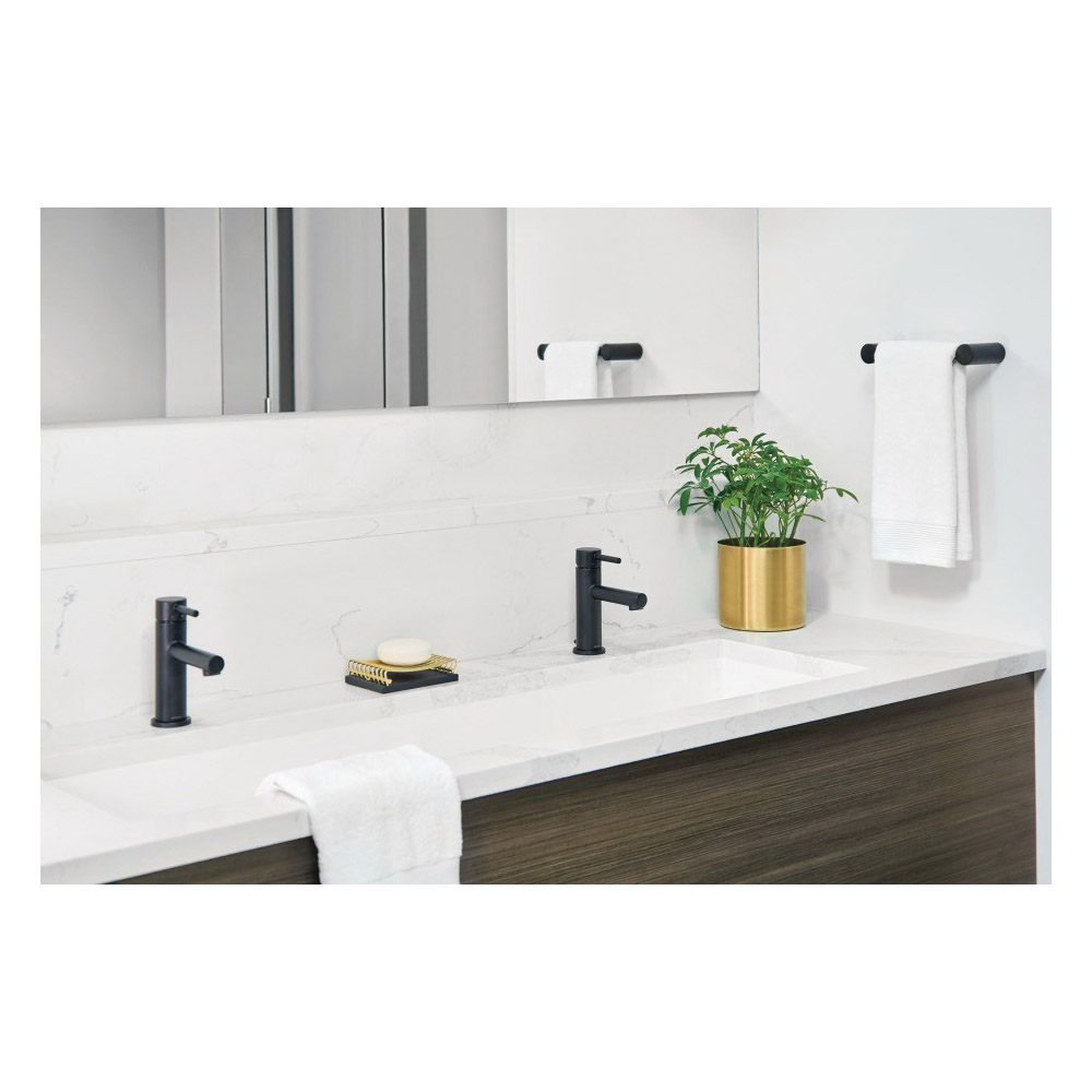 Align Hand Towel Bar, Moen, Matte Black - 3
