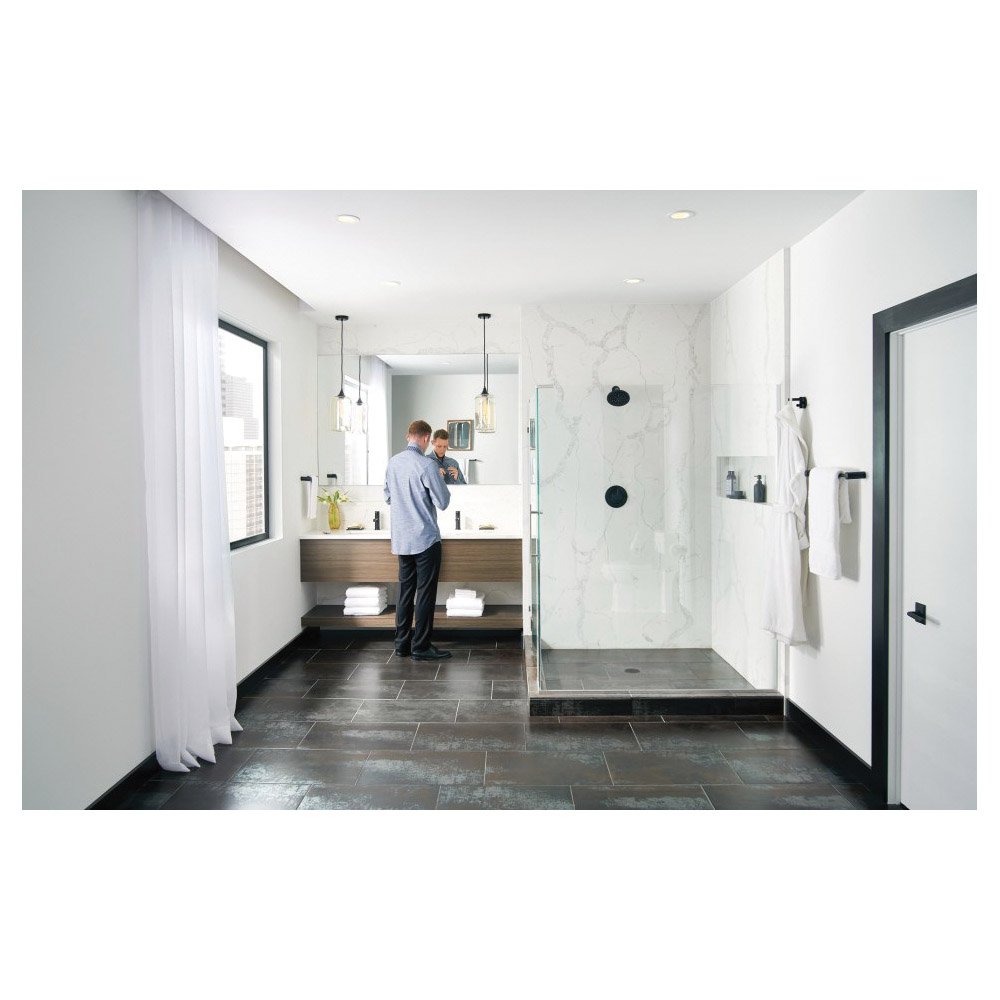 Align Hand Towel Bar, Moen, Matte Black - 4