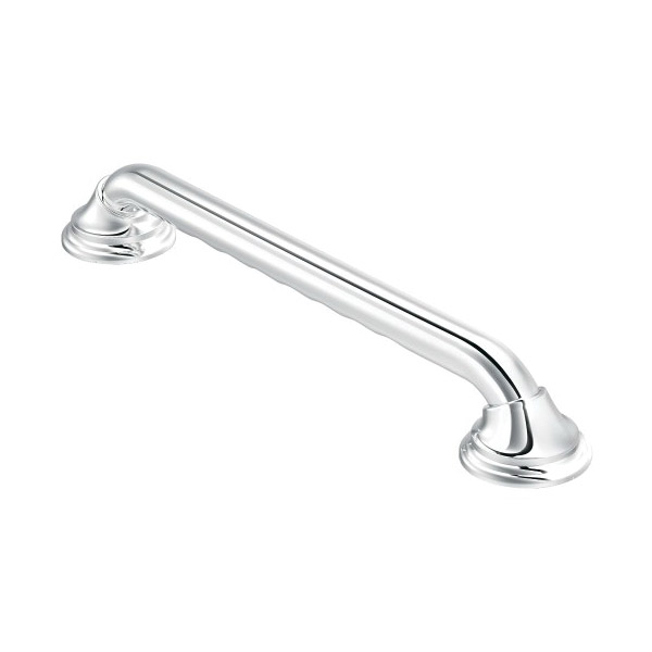 Home Care Designer Grab Bar, Moen, 24 in L Bar, Chrome - 1