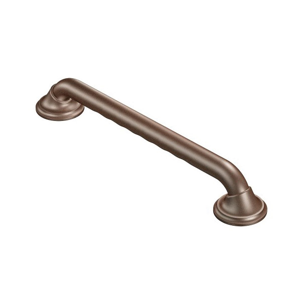 Home Care Designer Grab Bar, Moen, 24 in L, Old World Bronze - 1
