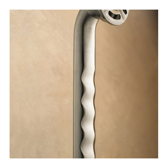 Home Care Designer Grab Bar, Moen, 16 in L, Brushed Nickel - 5