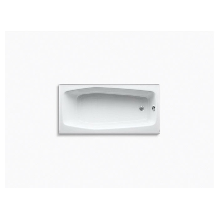 Villager Bathtub, Kohler, 60 in L, Alcove Installation, White, Right Hand Drain - 2