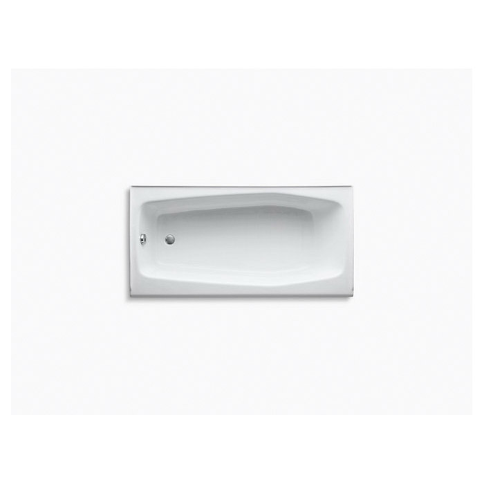 Villager Bathtub, Kohler, 60 in L, Alcove Installation, White - 3