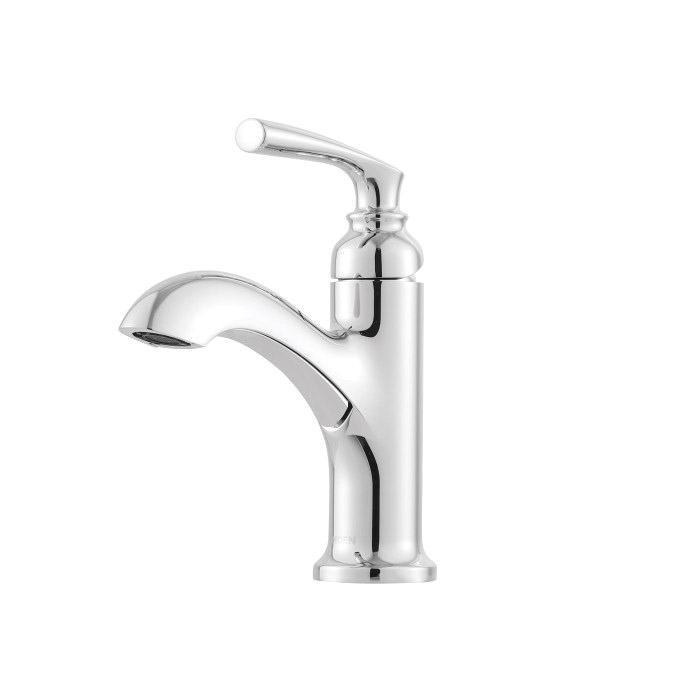 Hilliard Bath Faucet, Moen, 1-Handle, Chrome - 4